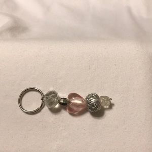Rocycle beaded keychain